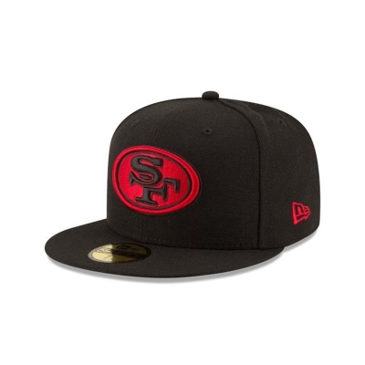 San Francisco 49ers Gorra | New Era NFL Alt 59fifty Fitted Cap Mexico - Negros